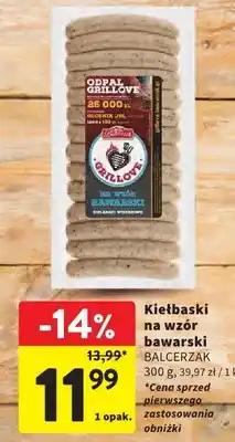 Intermarche Kiełbaski na wzór bawarski Balcerzak oferta