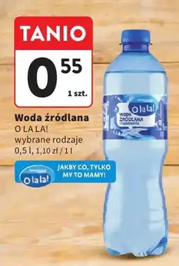 Intermarche Woda źródlana O la la! oferta