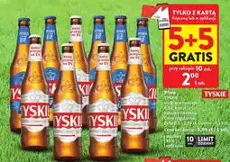 Intermarche Piwo Tyskie wybrane rodzaje oferta