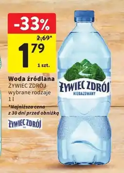 Intermarche Woda źródlana Żywiec Zdrój oferta