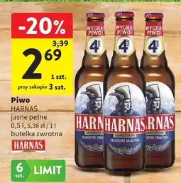 Intermarche Piwo Harnaś jasne pełne oferta