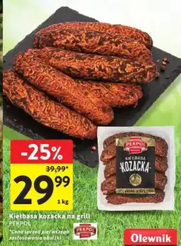 Intermarche Kiełbasa kozacka na grill Pekpol oferta