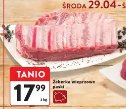 Intermarche Żeberka wieprzowe paski oferta
