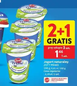 Intermarche Jogurt naturalny Zott Primo oferta