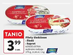 Intermarche Szprot Łosoś Ustka wybrane rodzaje oferta