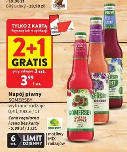 Intermarche Napój piwny Somersby oferta