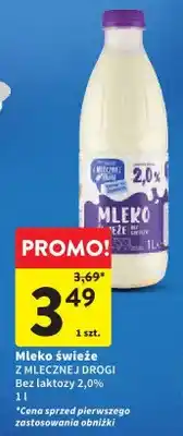 Intermarche Mleko świeże bez laktozy 2,0% Z Mlecznej Drogi oferta