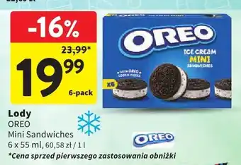 Intermarche Lody Oreo Mini Sandwiches oferta
