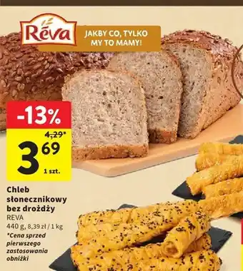 Intermarche Chleb słonecznikowy bez drożdży Reva oferta