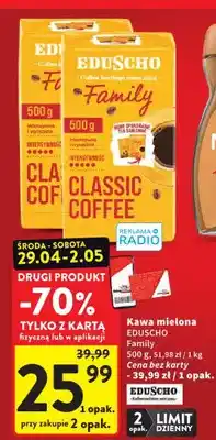 Intermarche Kawa mielona Eduscho Family oferta