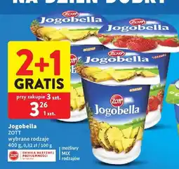 Intermarche Jogurt Jogobella Zott wybrane rodzaje oferta
