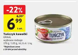 Intermarche Tuńczyk kawałki Graal wybrane rodzaje oferta