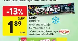 Intermarche Lody Hortex wybrane rodzaje oferta