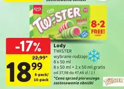 Intermarche Lody Twister wybrane rodzaje oferta