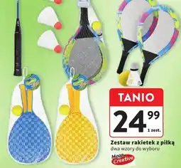 Intermarche Zestaw rakietek z piłką Mega Creative dwa wzory do wyboru oferta