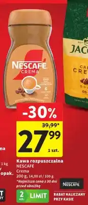Intermarche Kawa rozpuszczalna Nescafé Crema oferta