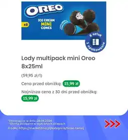 Dino Lody multipack mini Oreo Ice Cream Mini Cones oferta