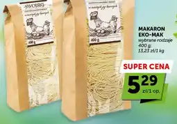 ABC Makaron Swojski Eko-Mak tradycyjny z rudni z świeżych jaj kurzych oferta