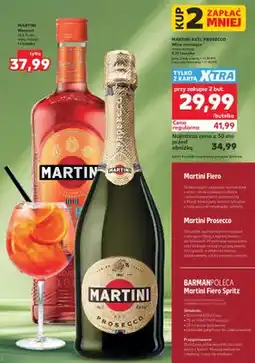 Kaufland Wino musujące Martini Prosecco oferta