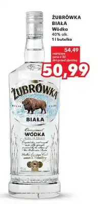 Kaufland Wódka Żubrówka Biała 40% alk oferta