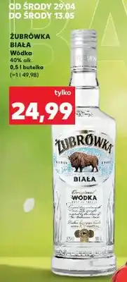 Kaufland Wódka Żubrówka Biała 40% alk oferta