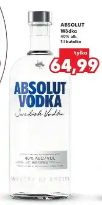 Kaufland Wódka Absolut 40% alk oferta