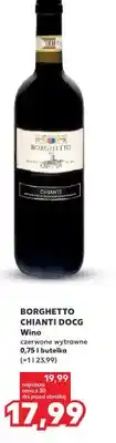 Kaufland Wino czerwone wytrawne Borghetto Chianti DOCG oferta