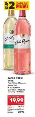 Kaufland Wino Carlo Rossi Sweet Red oferta
