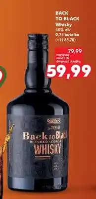 Kaufland Whisky Back to Black Blended Scotch 40% oferta