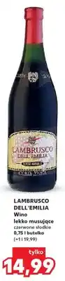 Kaufland Wino lekko musujące Lambrusco Dell'Emilia czerwone słodkie oferta