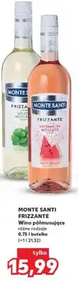 Kaufland Wino półmusujące Monte Santi Frizzante Watermelon Moscato oferta