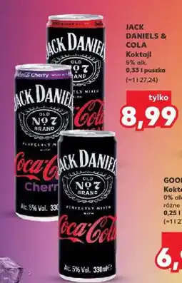 Kaufland Koktajl Jack Daniels & Cola oferta