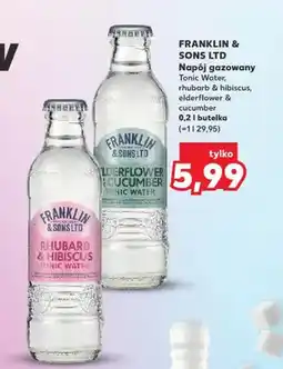 Kaufland Napój gazowany Franklin & Sons Ltd Tonic Water Rhubarb & Hibiscus oferta