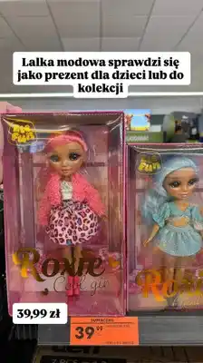 Biedronka Lalka modowa Roxie Cool Girl Ele Fun różowe włosy oferta