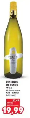 Kaufland Wino Misiones de Rengo Chardonnay białe wytrawne oferta