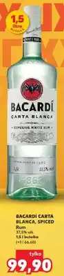 Kaufland Rum Bacardí Carta Blanca Spiced oferta