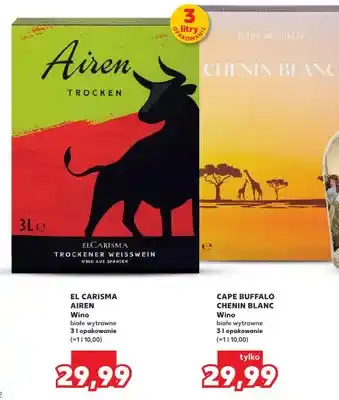 Kaufland Wino białe wytrawne Cape Buffalo Chenin Blanc oferta