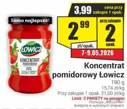 Delikatesy Sezam Koncentrat pomidorowy Łowicz oferta