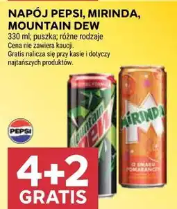 Stokrotka NAPÓJ PEPSI, MIRINDA, MOUNTAIN DEW oferta