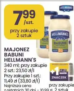 Stokrotka MAJONEZ BABUNI HELLMANN'S oferta