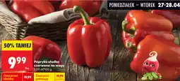 Biedronka Papryka słodka czerwona na wagę oferta