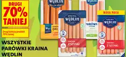Biedronka Wszystkie parówki kraina wędlin oferta