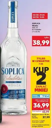 Kaufland SOPLICA Wódka 40% alk oferta