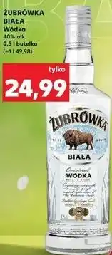 Kaufland ŻUBRÓWKA BIAŁA Wódka oferta