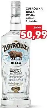 Kaufland ŻUBRÓWKA BIAŁA Wódka 40% alk oferta