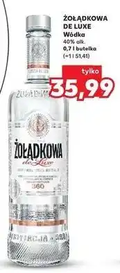 Kaufland ŻOŁĄDKOWA DE LUXE Wódka 40% alk oferta