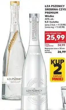 Kaufland ŁZA PSZENICY SREBRNA CZYSTOŚĆ, PREMIUM Wódka 40% alk oferta