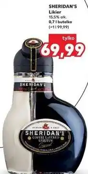 Kaufland SHERIDAN'S Likier 15,5% alk. 0,7 l butelka oferta