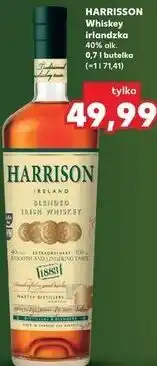 Kaufland HARRISSON Whiskey irlandzka 40% alk. 0,7 l butelka oferta