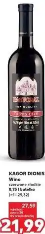 Kaufland Wino KAGOR DIONIS oferta
